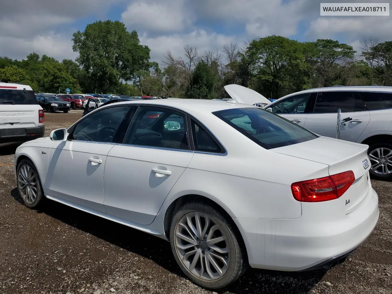 WAUAFAFLXEA018711 2014 Audi A4 Premium