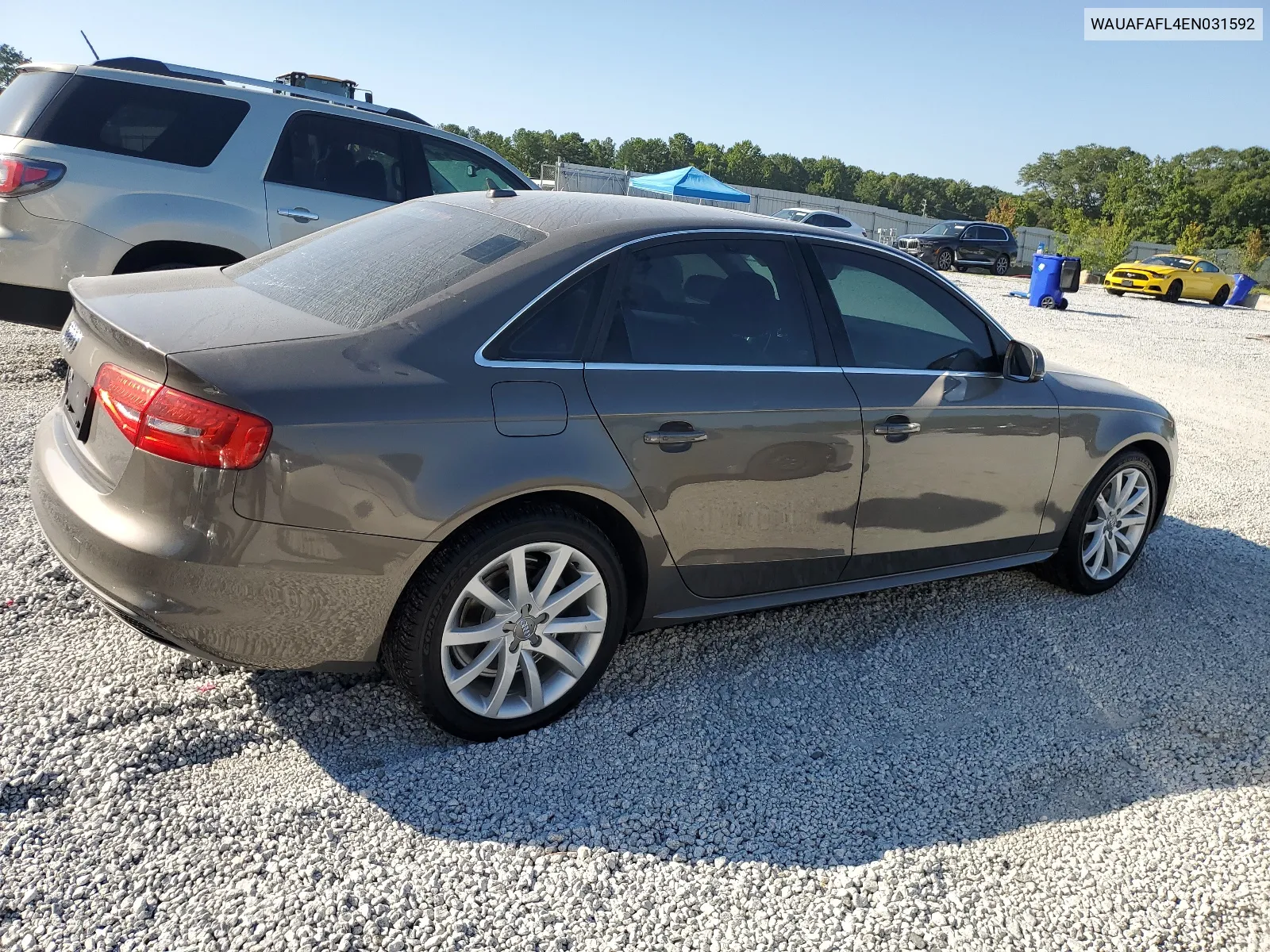 2014 Audi A4 Premium VIN: WAUAFAFL4EN031592 Lot: 66730944