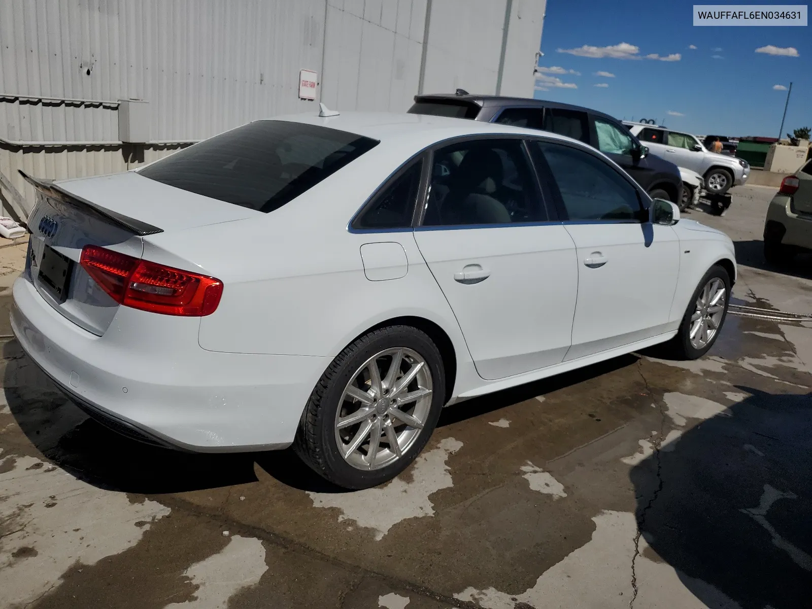 2014 Audi A4 Premium Plus VIN: WAUFFAFL6EN034631 Lot: 66758154