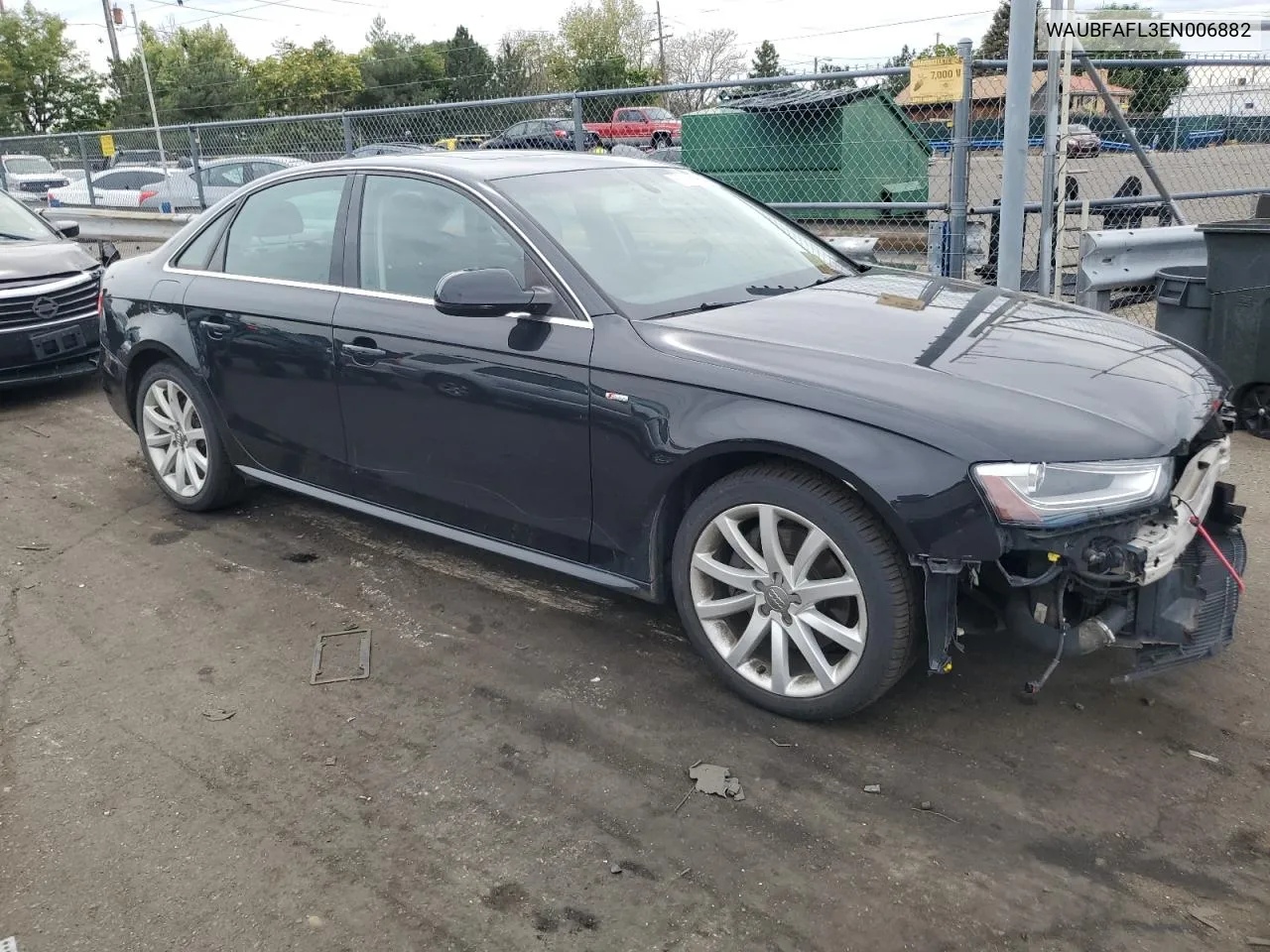 WAUBFAFL3EN006882 2014 Audi A4 Premium