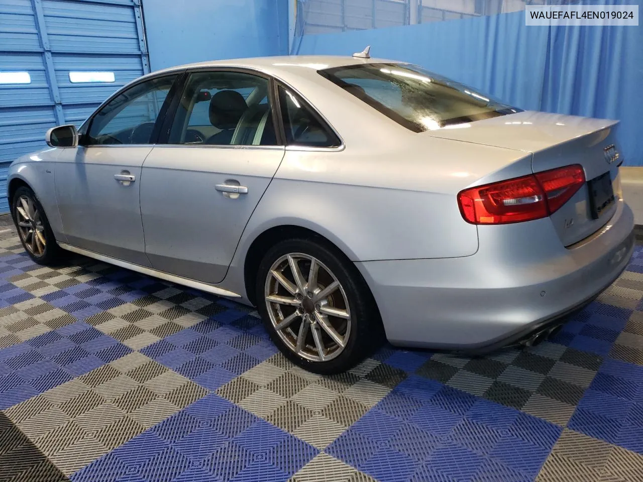 2014 Audi A4 Premium Plus VIN: WAUEFAFL4EN019024 Lot: 68516914