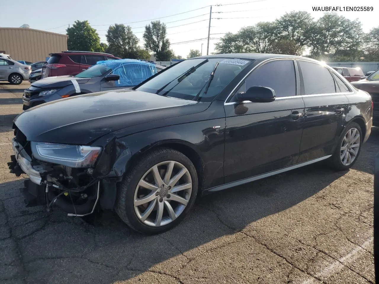 2014 Audi A4 Premium VIN: WAUBFAFL1EN025589 Lot: 68648944