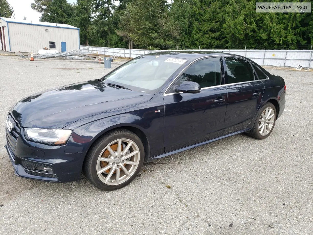 2014 Audi A4 Premium Plus VIN: WAUEFAFL1EA119301 Lot: 68872974