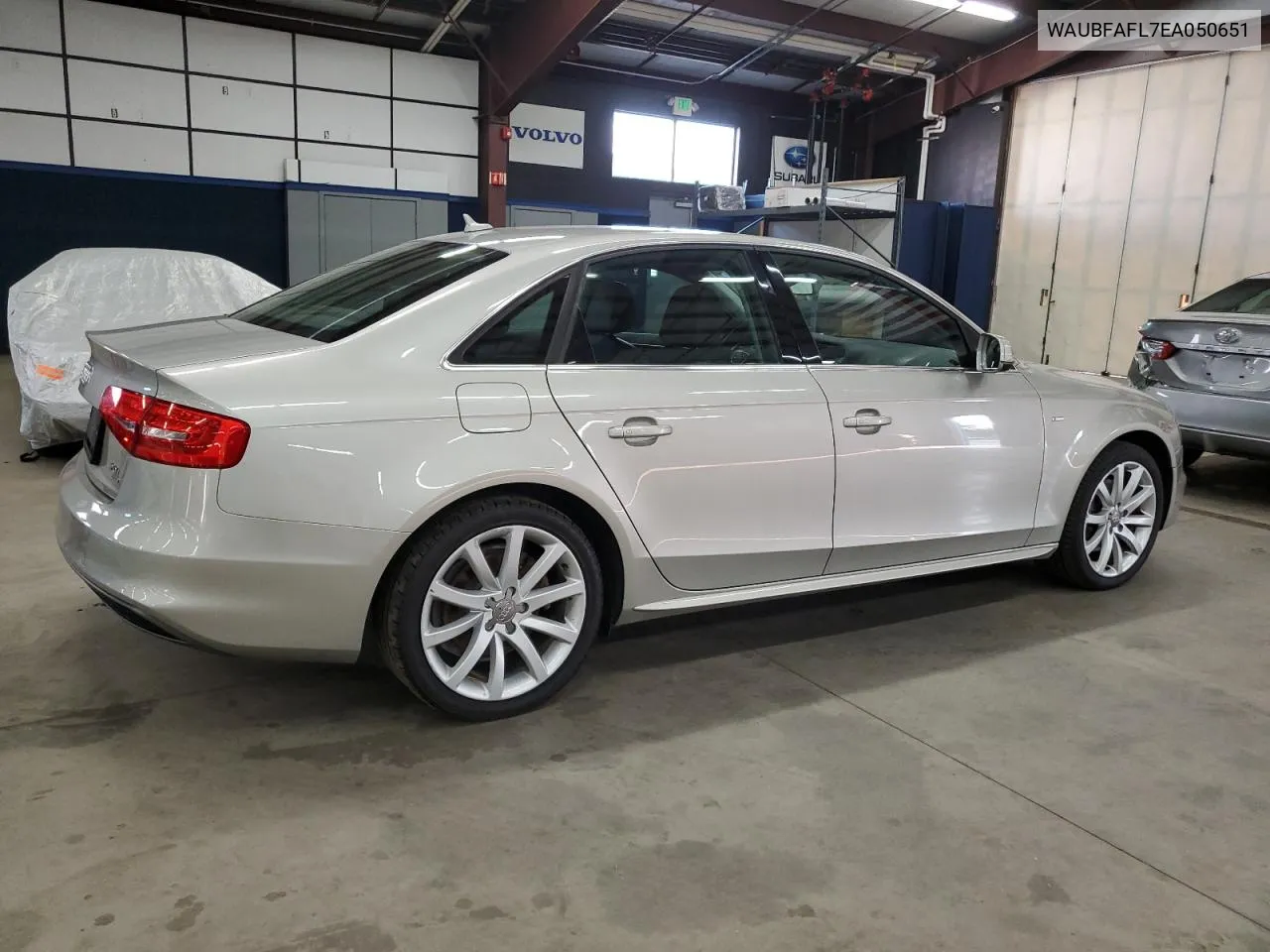 2014 Audi A4 Premium VIN: WAUBFAFL7EA050651 Lot: 69565124