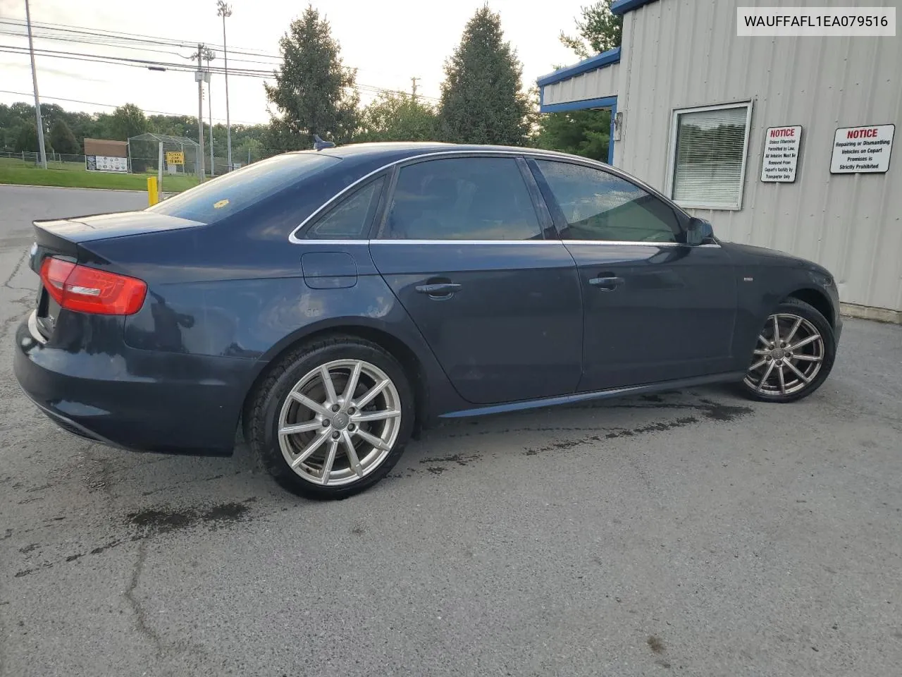 2014 Audi A4 Premium Plus VIN: WAUFFAFL1EA079516 Lot: 69592634