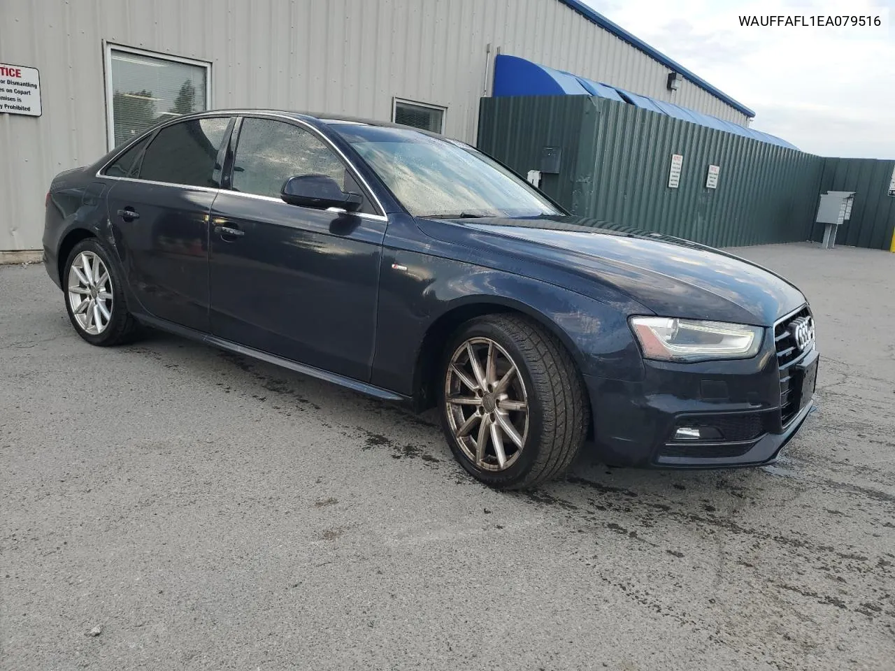 2014 Audi A4 Premium Plus VIN: WAUFFAFL1EA079516 Lot: 69592634