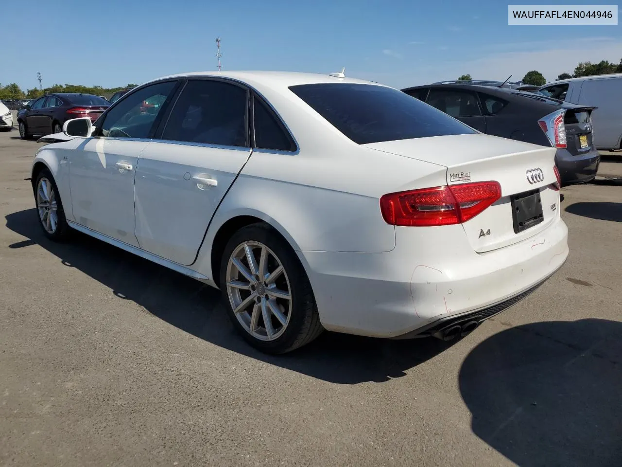 2014 Audi A4 Premium Plus VIN: WAUFFAFL4EN044946 Lot: 69672204