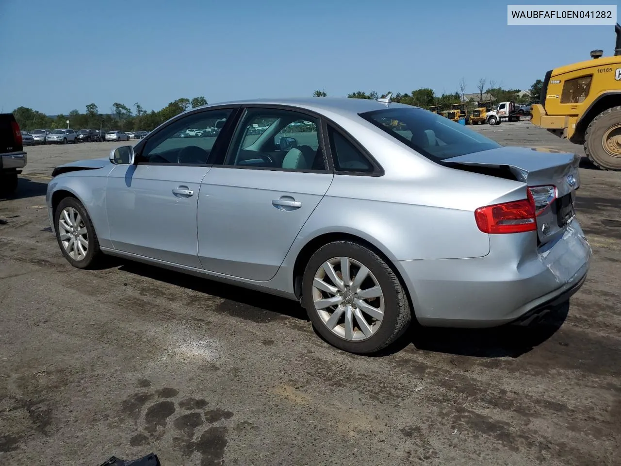 2014 Audi A4 Premium VIN: WAUBFAFL0EN041282 Lot: 69819584