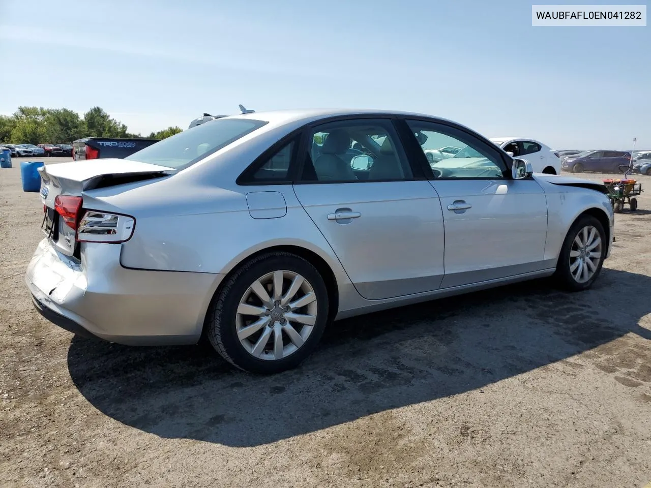 2014 Audi A4 Premium VIN: WAUBFAFL0EN041282 Lot: 69819584