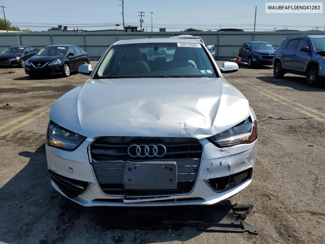 2014 Audi A4 Premium VIN: WAUBFAFL0EN041282 Lot: 69819584