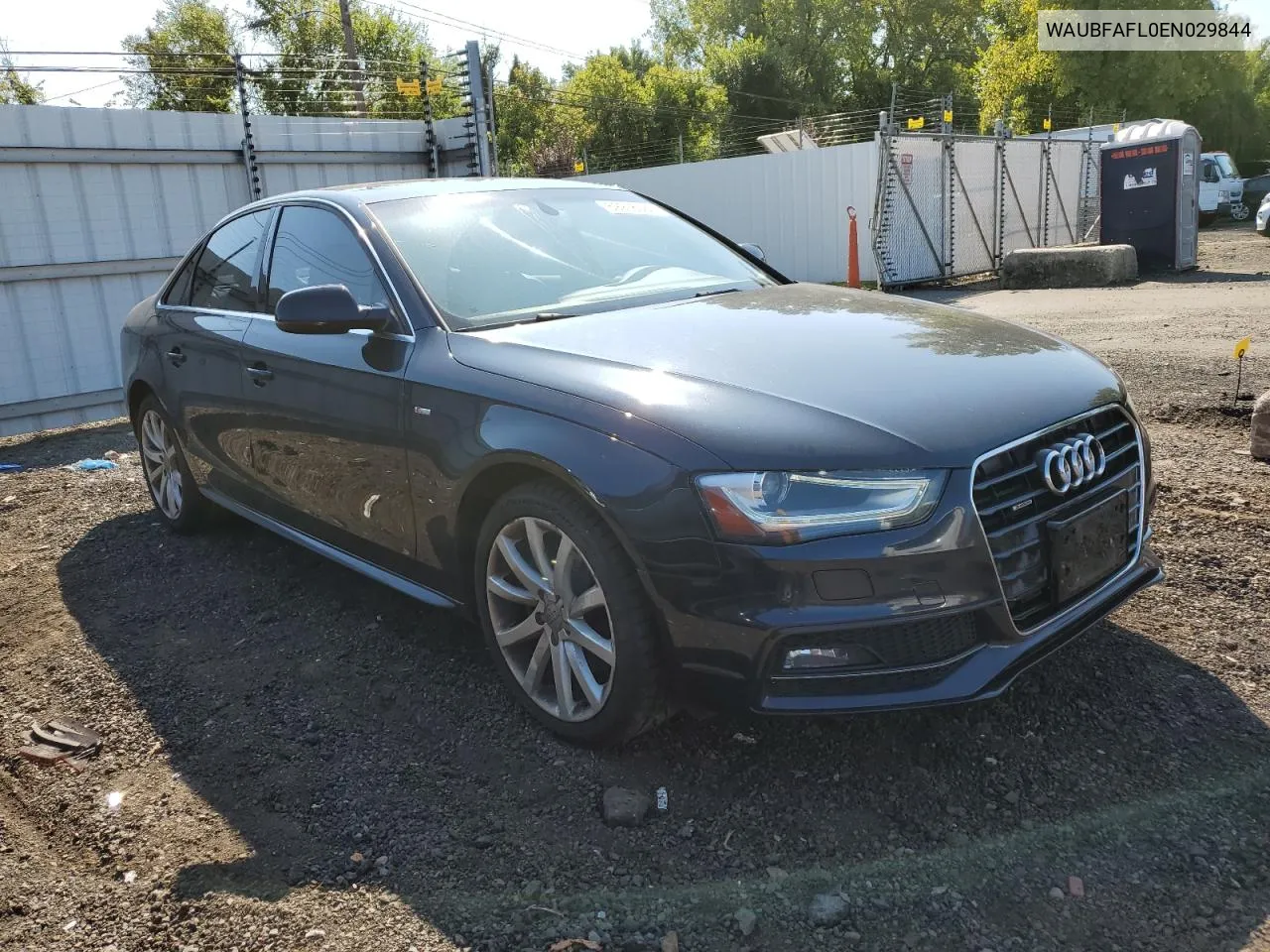 WAUBFAFL0EN029844 2014 Audi A4 Premium