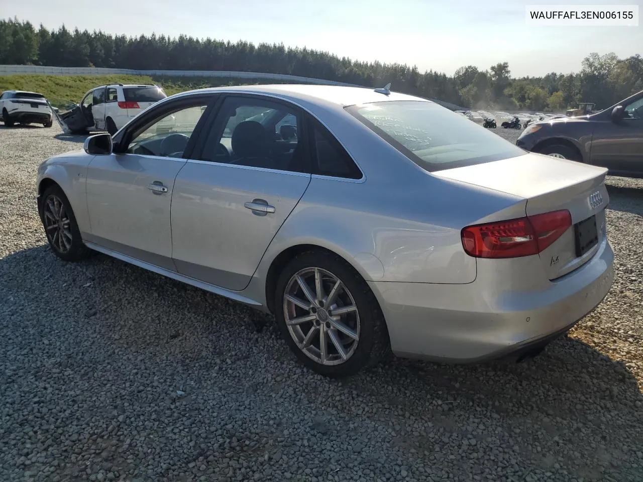 2014 Audi A4 Premium Plus VIN: WAUFFAFL3EN006155 Lot: 70972994