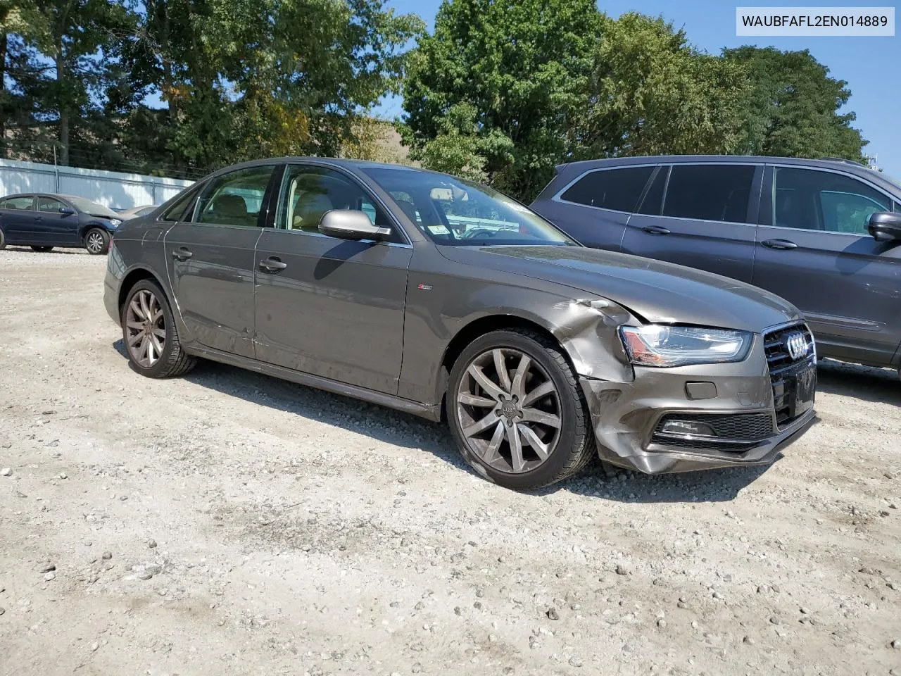 2014 Audi A4 Premium VIN: WAUBFAFL2EN014889 Lot: 70973024