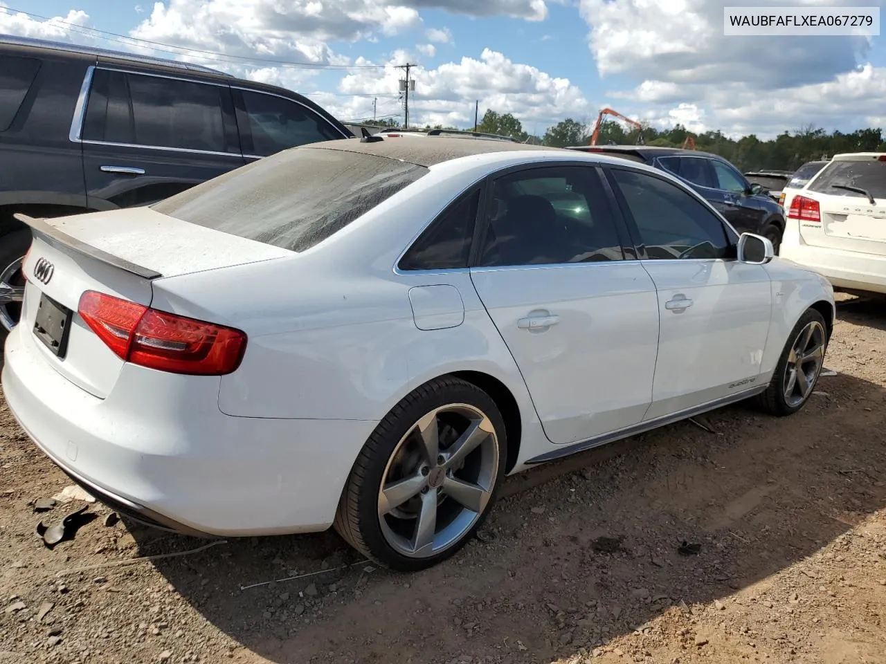 2014 Audi A4 Premium VIN: WAUBFAFLXEA067279 Lot: 71543884