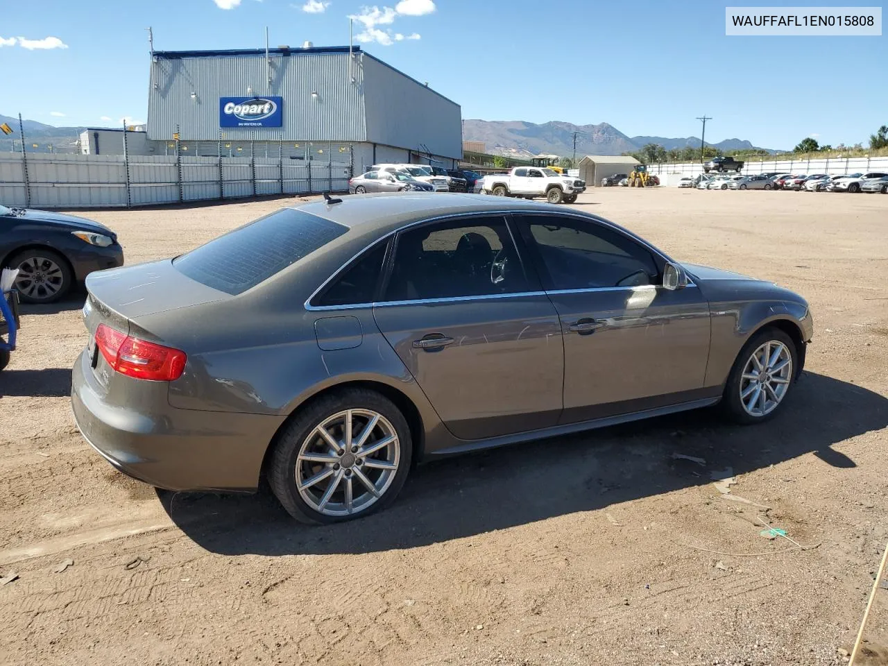 2014 Audi A4 Premium Plus VIN: WAUFFAFL1EN015808 Lot: 71992784