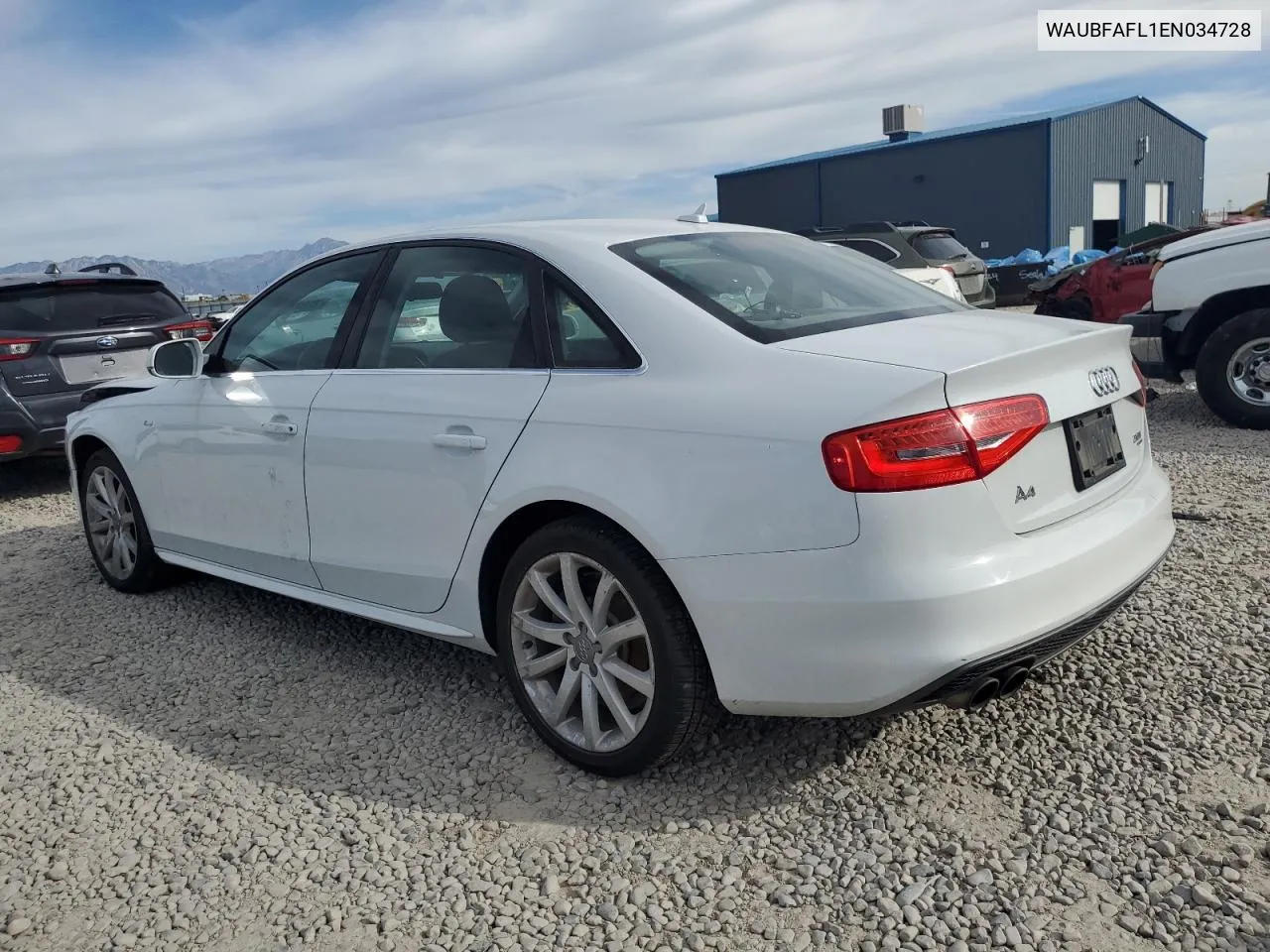 2014 Audi A4 Premium VIN: WAUBFAFL1EN034728 Lot: 72574804