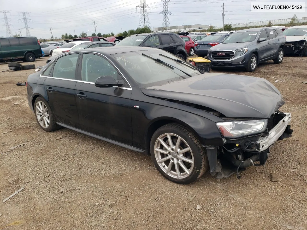 2014 Audi A4 Premium Plus VIN: WAUFFAFL0EN045429 Lot: 72769584