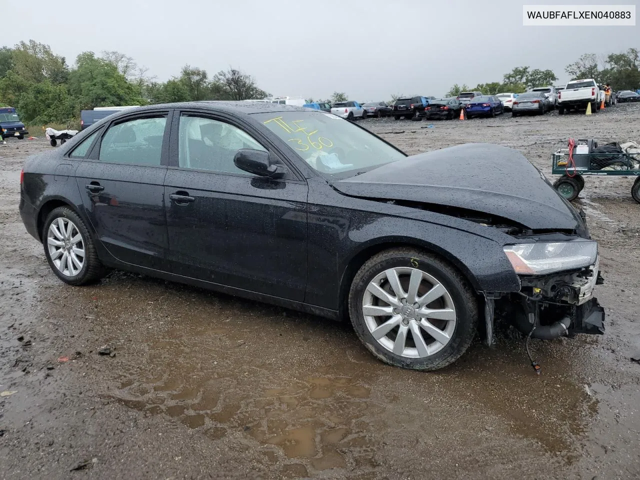 2014 Audi A4 Premium VIN: WAUBFAFLXEN040883 Lot: 73064044