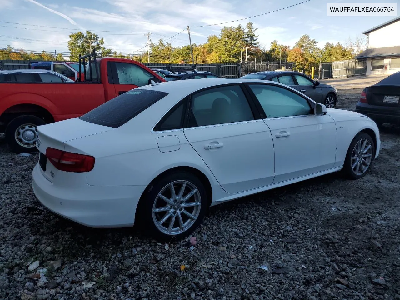 2014 Audi A4 Premium Plus VIN: WAUFFAFLXEA066764 Lot: 73246894