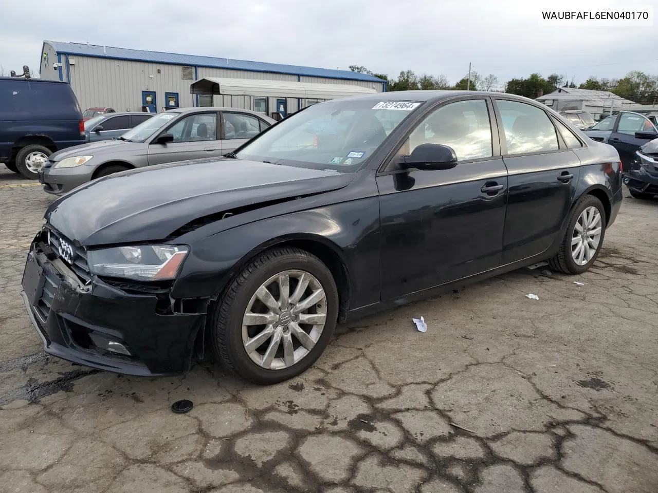 2014 Audi A4 Premium VIN: WAUBFAFL6EN040170 Lot: 73274964