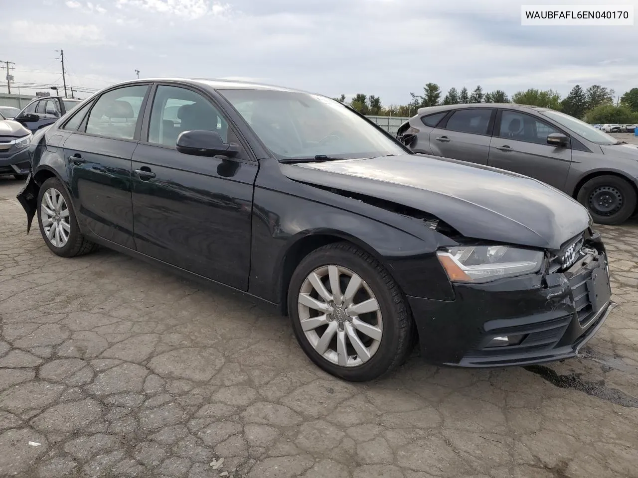 2014 Audi A4 Premium VIN: WAUBFAFL6EN040170 Lot: 73274964