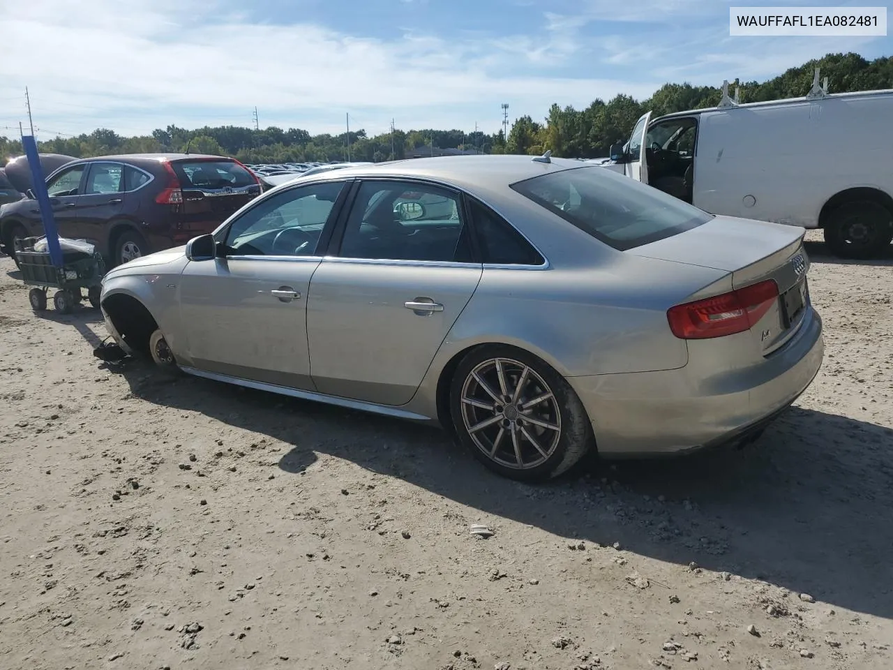 2014 Audi A4 Premium Plus VIN: WAUFFAFL1EA082481 Lot: 73363894