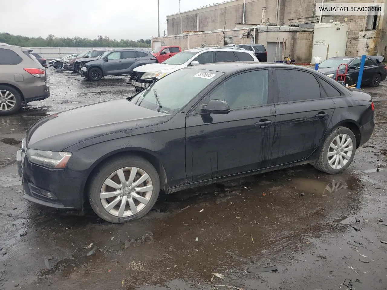 2014 Audi A4 Premium VIN: WAUAFAFL5EA003680 Lot: 73378914