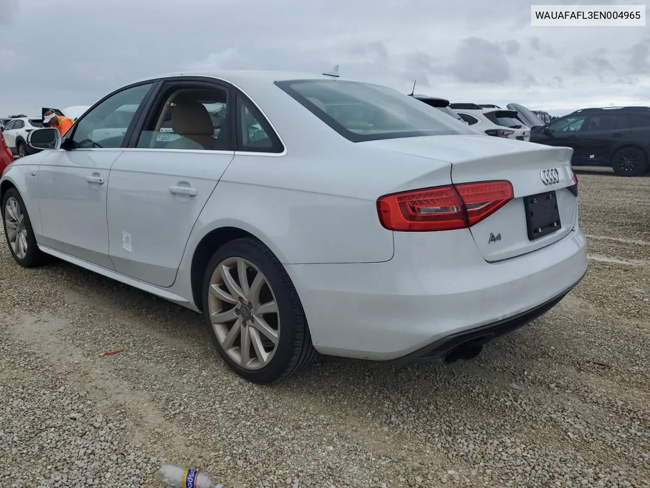 2014 Audi A4 Premium VIN: WAUAFAFL3EN004965 Lot: 74227904