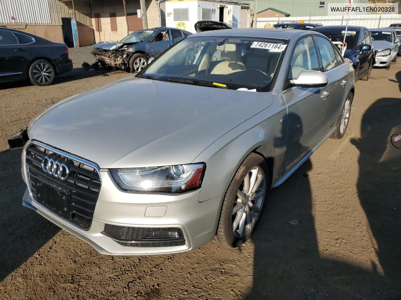 2014 Audi A4 Premium Plus VIN: WAUFFAFL1EN020328 Lot: 74261184