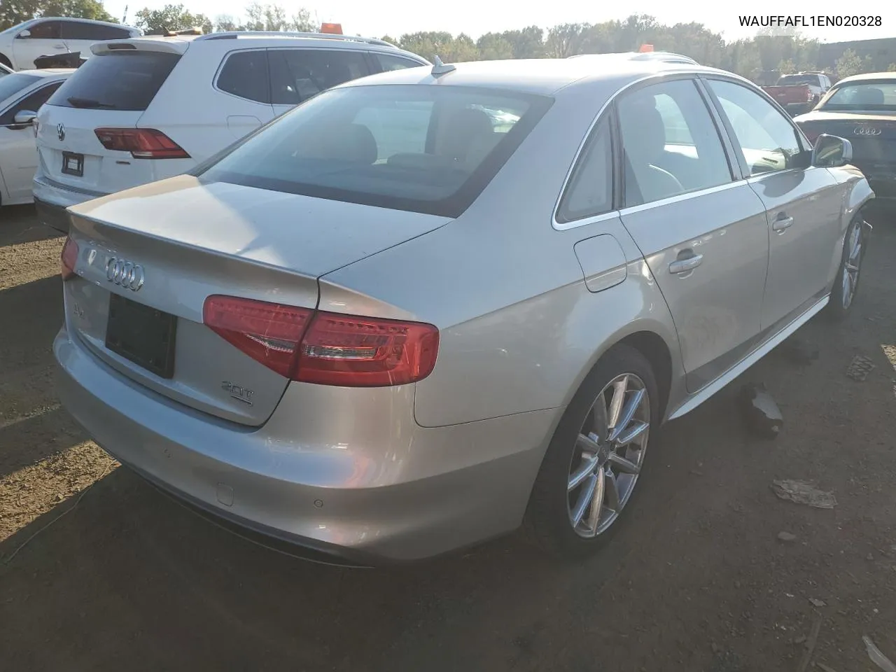 2014 Audi A4 Premium Plus VIN: WAUFFAFL1EN020328 Lot: 74261184