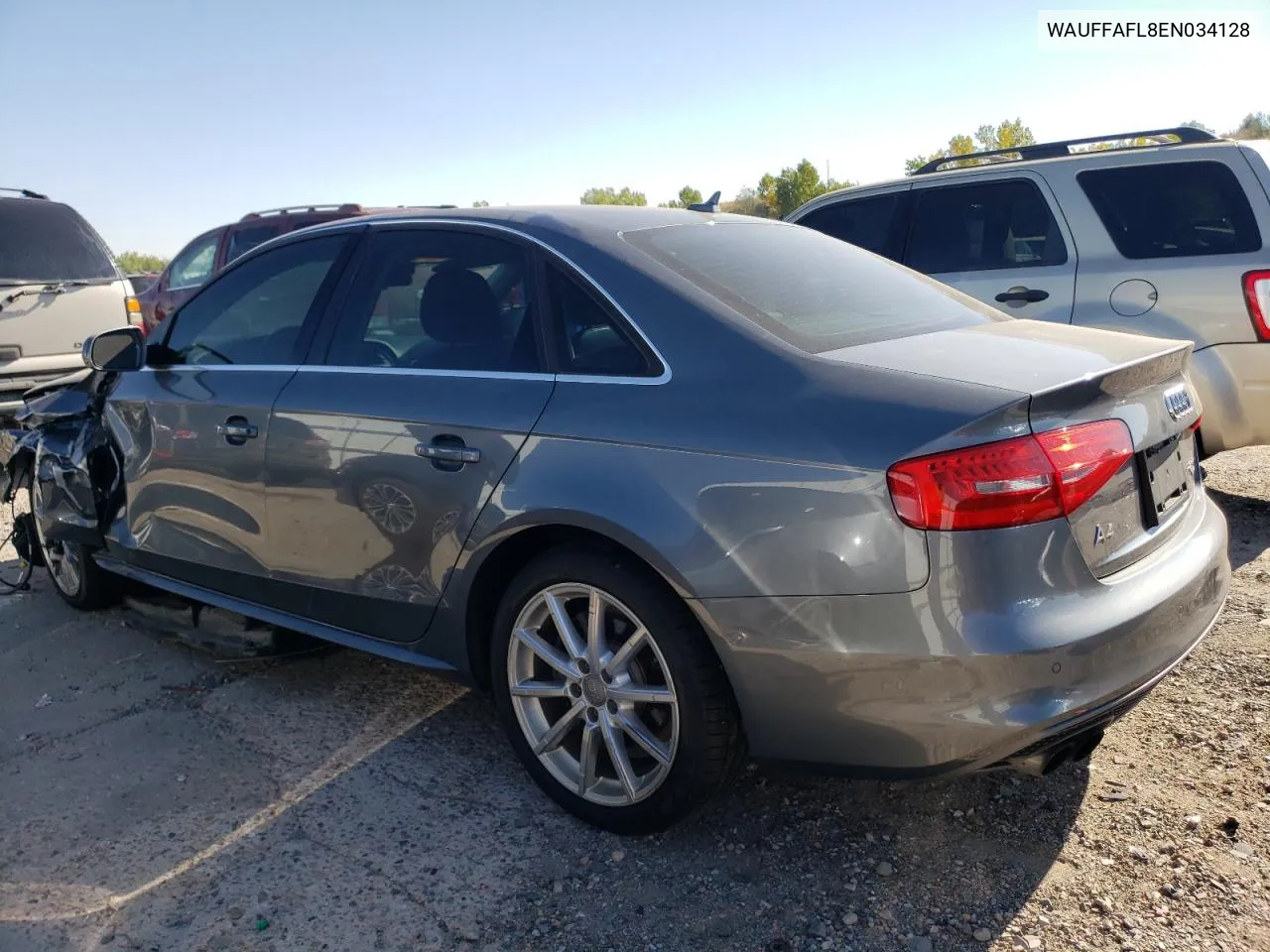 2014 Audi A4 Premium Plus VIN: WAUFFAFL8EN034128 Lot: 74585374