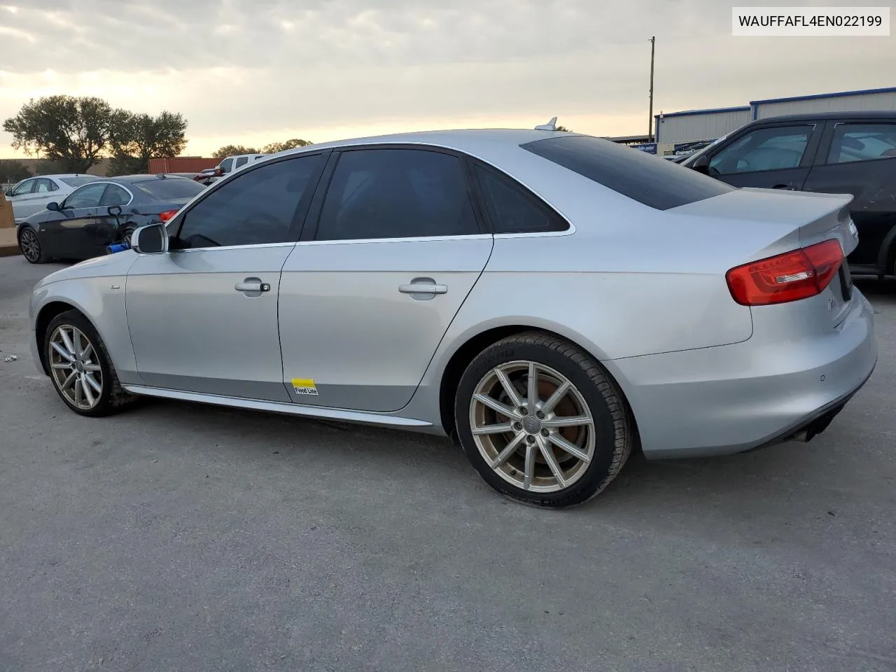 2014 Audi A4 Premium Plus VIN: WAUFFAFL4EN022199 Lot: 76364914