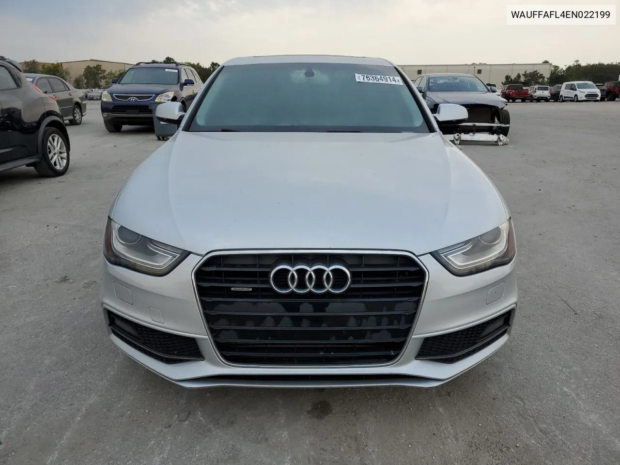 2014 Audi A4 Premium Plus VIN: WAUFFAFL4EN022199 Lot: 76364914