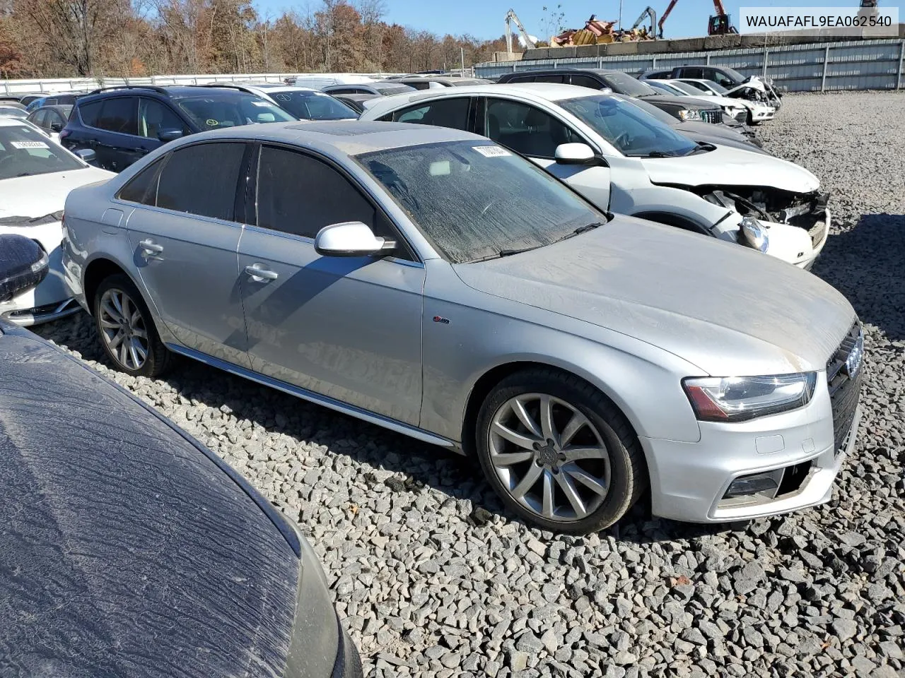 2014 Audi A4 Premium VIN: WAUAFAFL9EA062540 Lot: 77007884