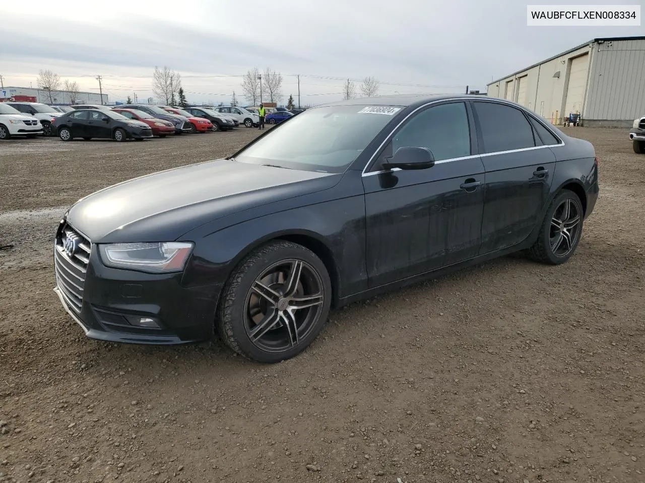 2014 Audi A4 Premium VIN: WAUBFCFLXEN008334 Lot: 77036924