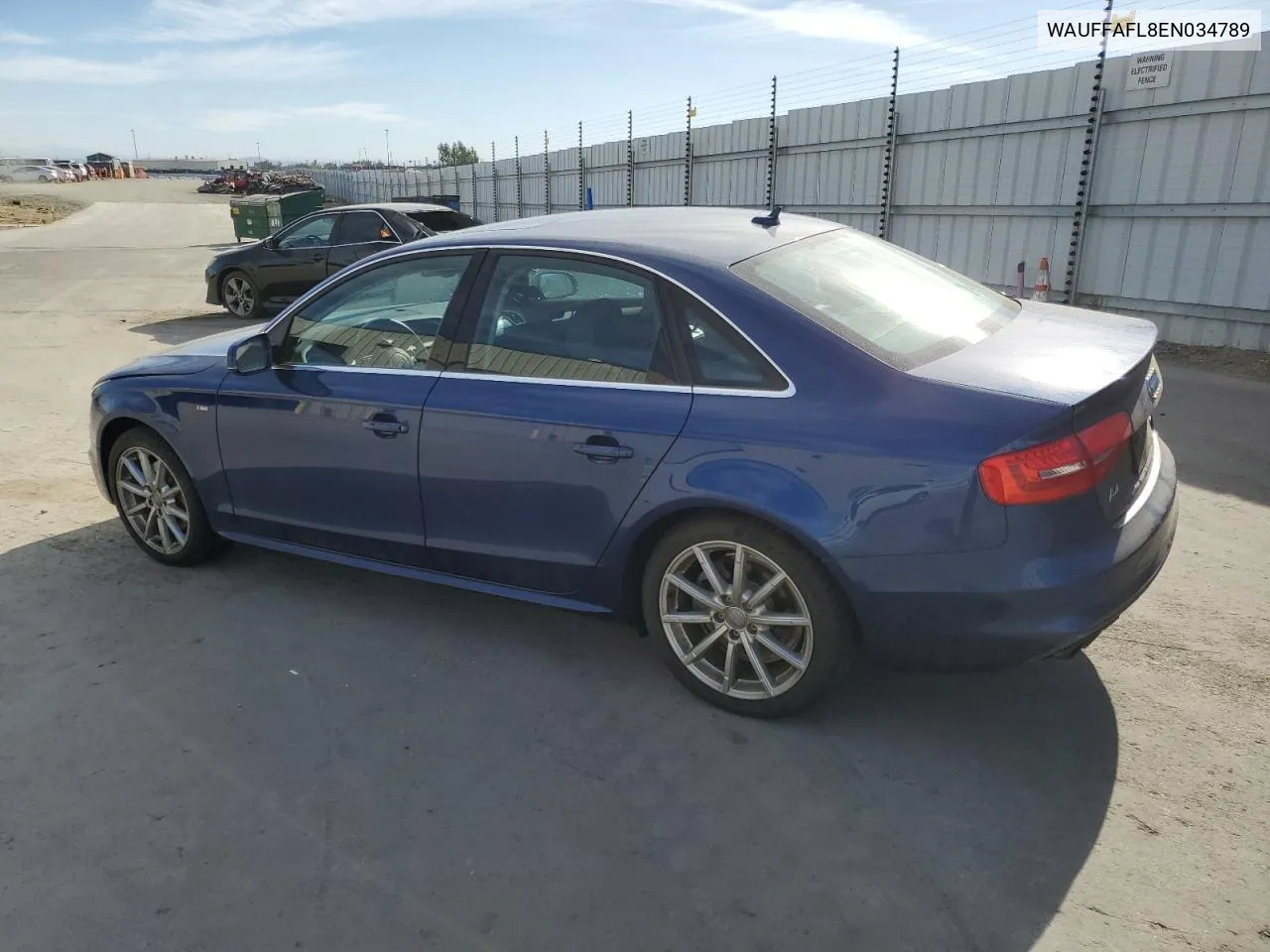 2014 Audi A4 Premium Plus VIN: WAUFFAFL8EN034789 Lot: 77256454