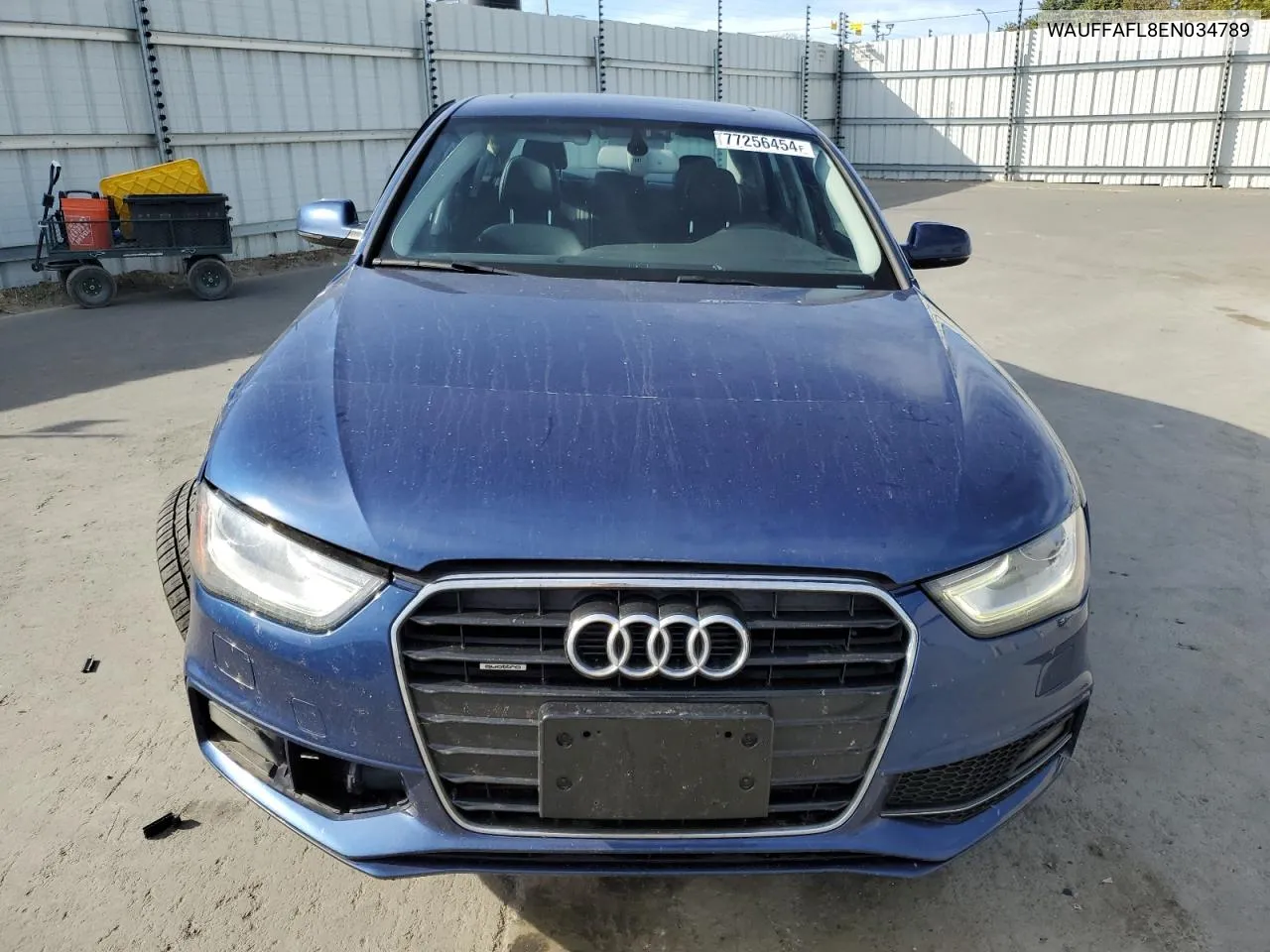 2014 Audi A4 Premium Plus VIN: WAUFFAFL8EN034789 Lot: 77256454