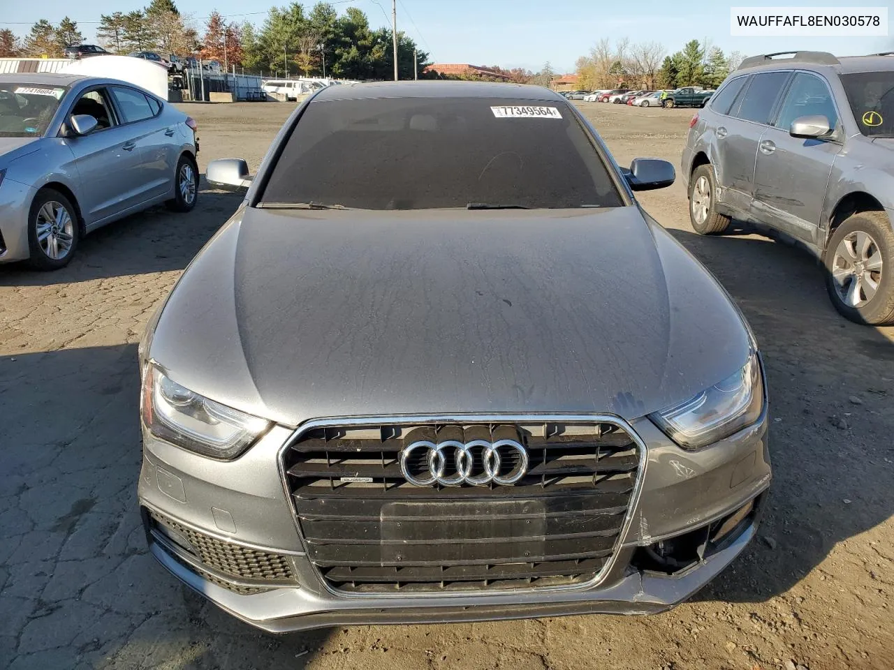 2014 Audi A4 Premium Plus VIN: WAUFFAFL8EN030578 Lot: 77349564