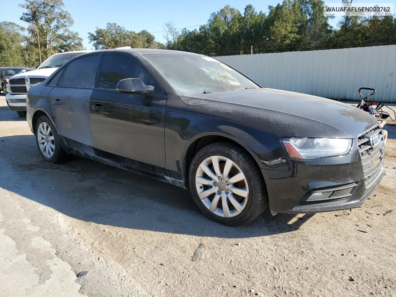 2014 Audi A4 Premium VIN: WAUAFAFL6EN003762 Lot: 77641224