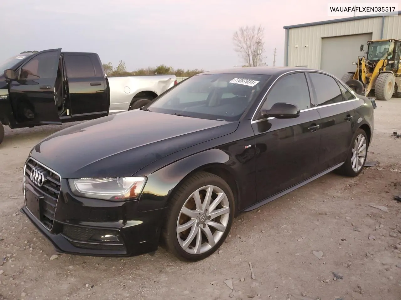 2014 Audi A4 Premium VIN: WAUAFAFLXEN035517 Lot: 77807934