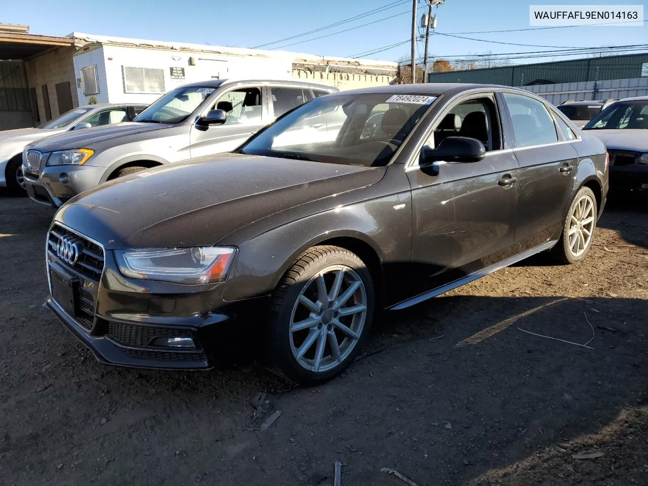 2014 Audi A4 Premium Plus VIN: WAUFFAFL9EN014163 Lot: 78492024