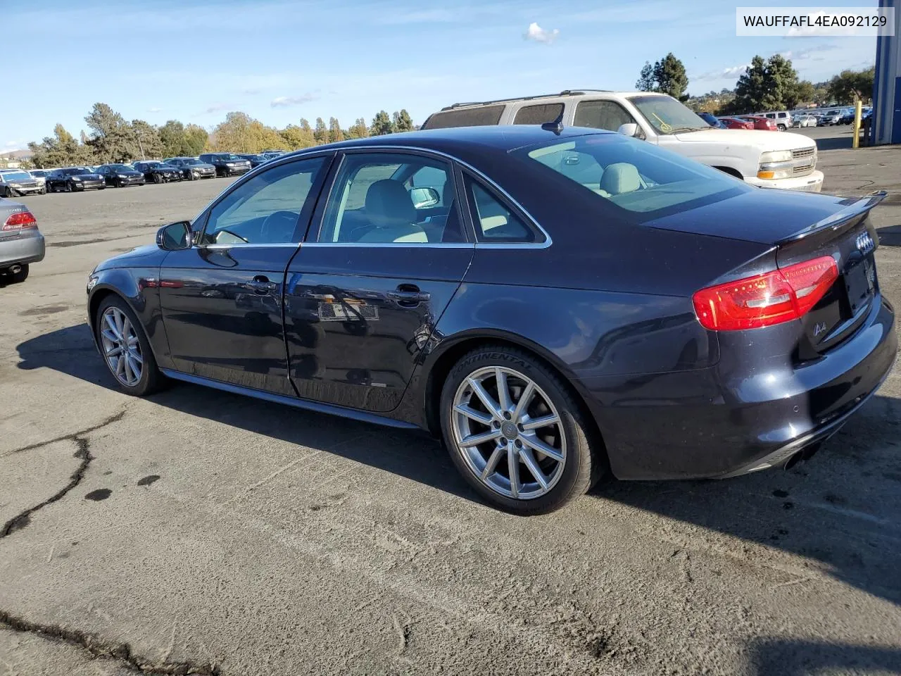 2014 Audi A4 Premium Plus VIN: WAUFFAFL4EA092129 Lot: 78504054