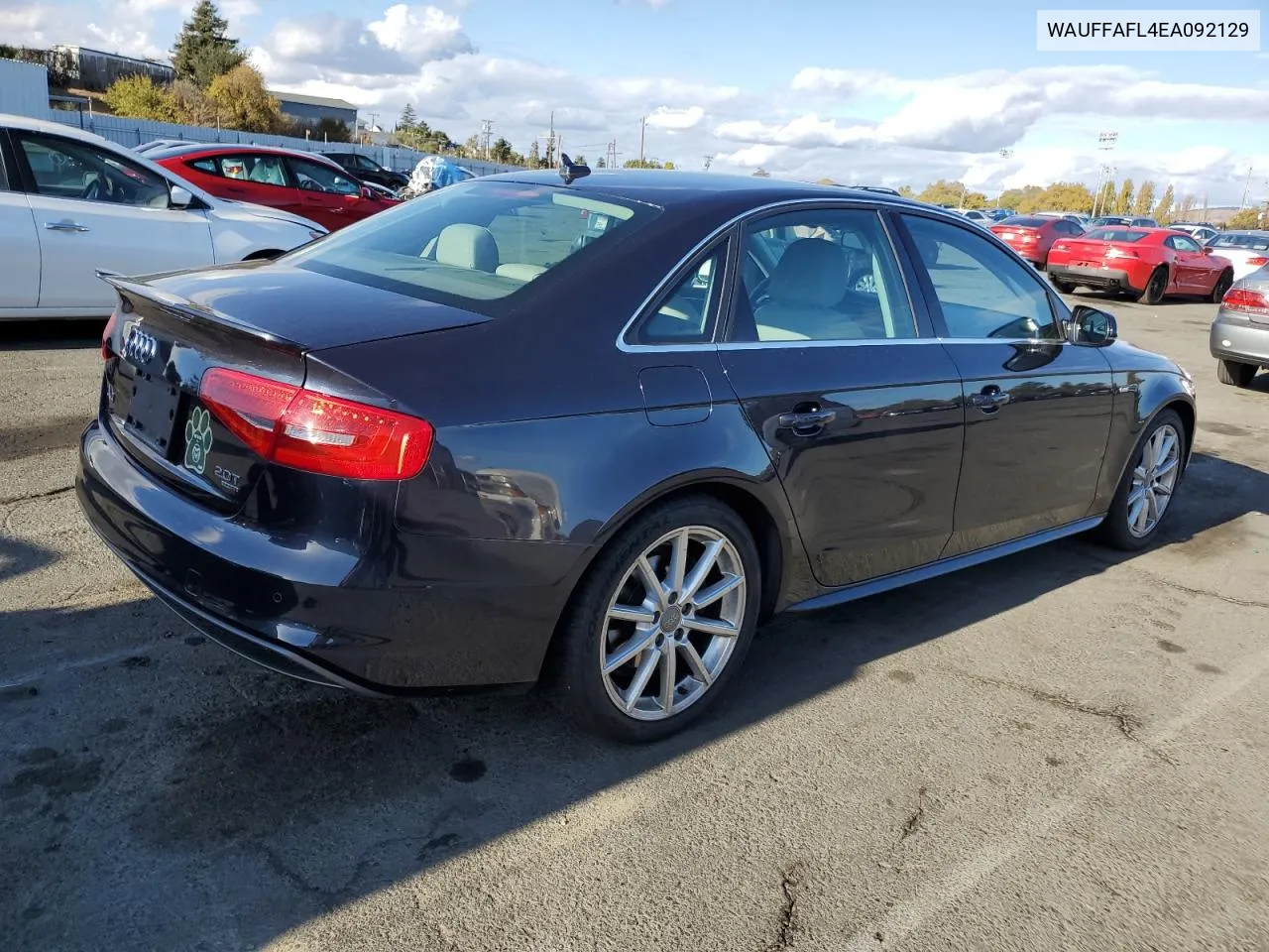 2014 Audi A4 Premium Plus VIN: WAUFFAFL4EA092129 Lot: 78504054