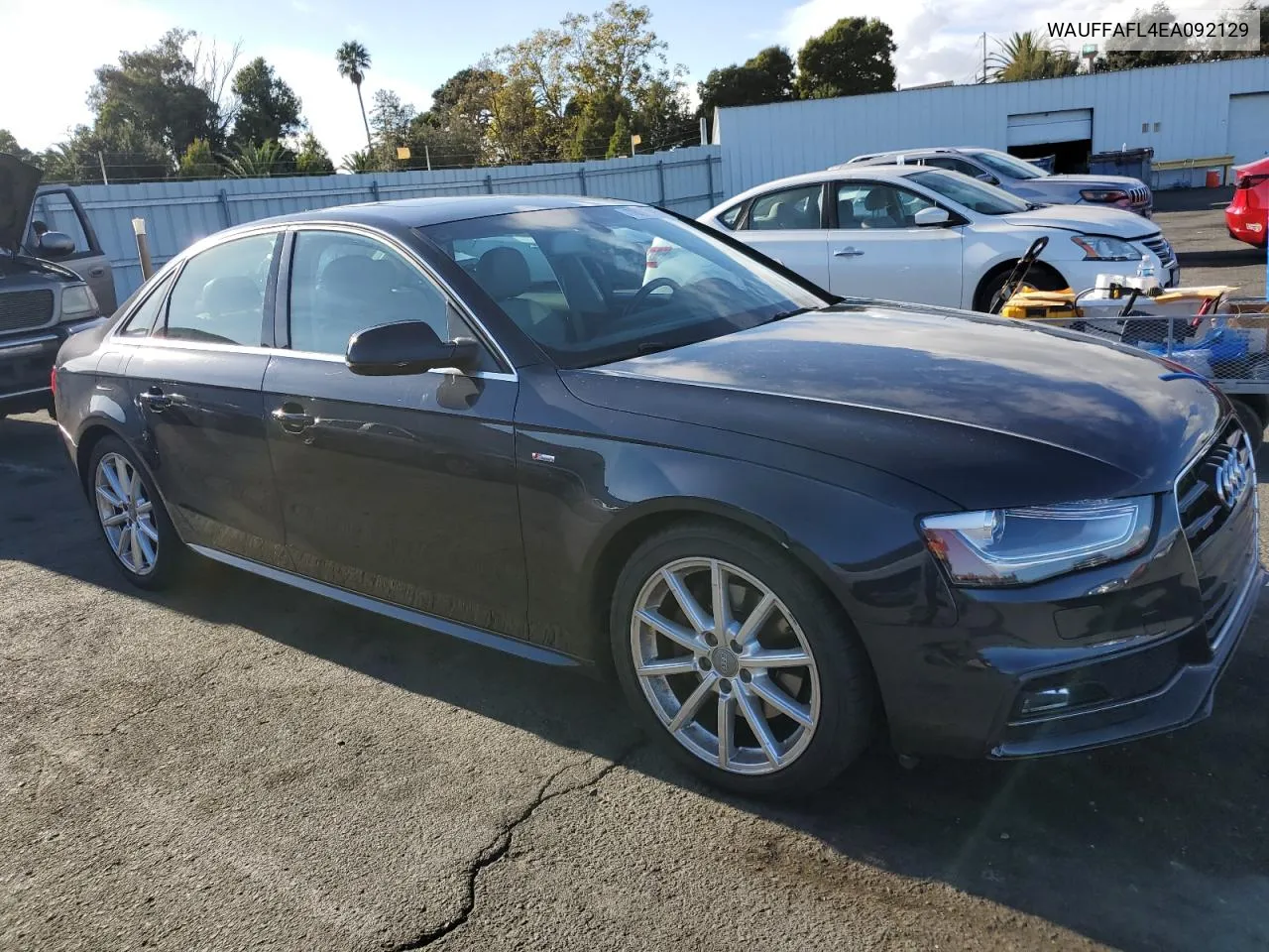 2014 Audi A4 Premium Plus VIN: WAUFFAFL4EA092129 Lot: 78504054