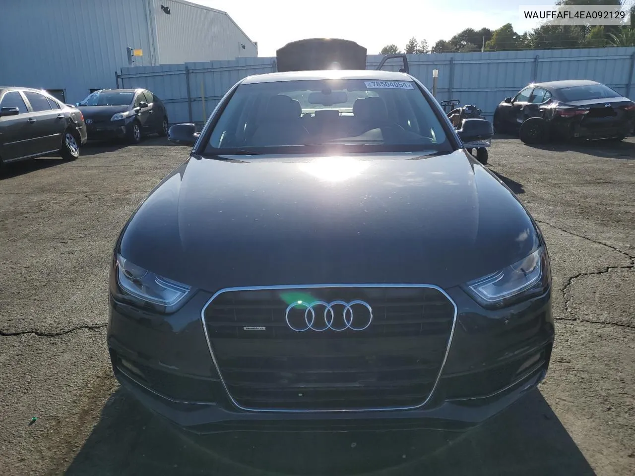 2014 Audi A4 Premium Plus VIN: WAUFFAFL4EA092129 Lot: 78504054