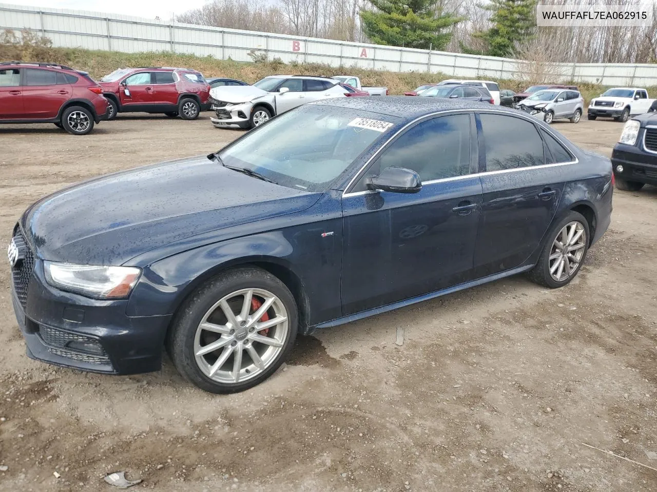 2014 Audi A4 Premium Plus VIN: WAUFFAFL7EA062915 Lot: 78518054