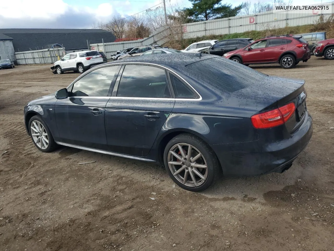 2014 Audi A4 Premium Plus VIN: WAUFFAFL7EA062915 Lot: 78518054