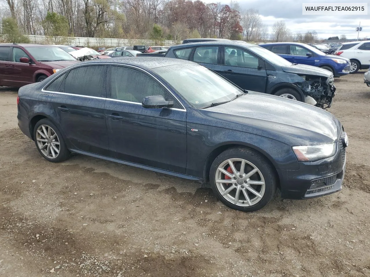 2014 Audi A4 Premium Plus VIN: WAUFFAFL7EA062915 Lot: 78518054