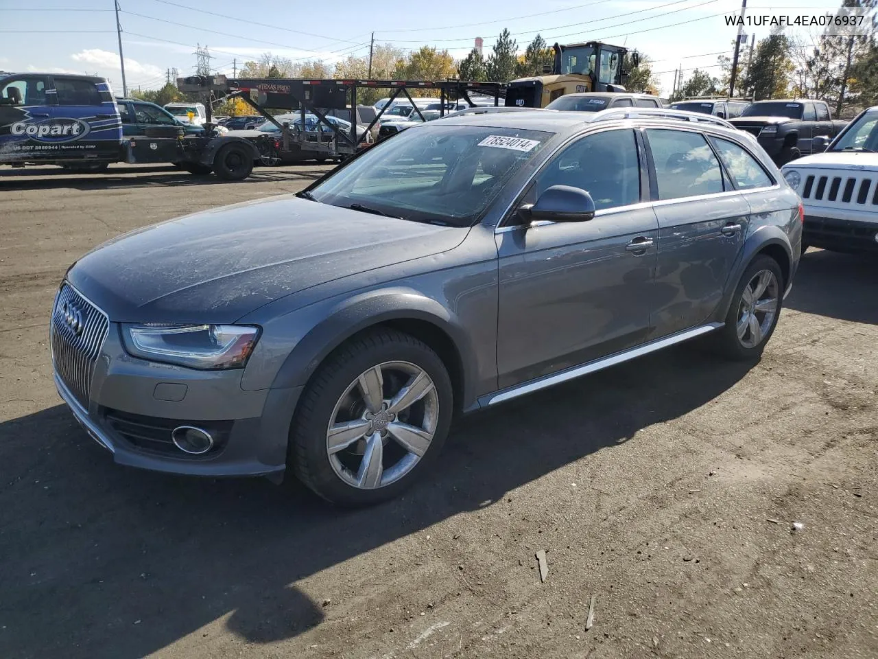 2014 Audi A4 Allroad Premium Plus VIN: WA1UFAFL4EA076937 Lot: 78524014