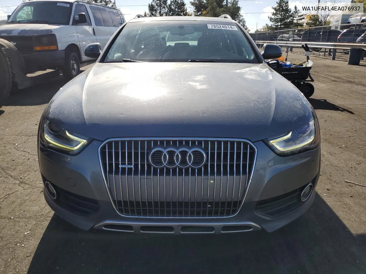 2014 Audi A4 Allroad Premium Plus VIN: WA1UFAFL4EA076937 Lot: 78524014